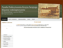 Tablet Screenshot of krzyz-gliwice.pl